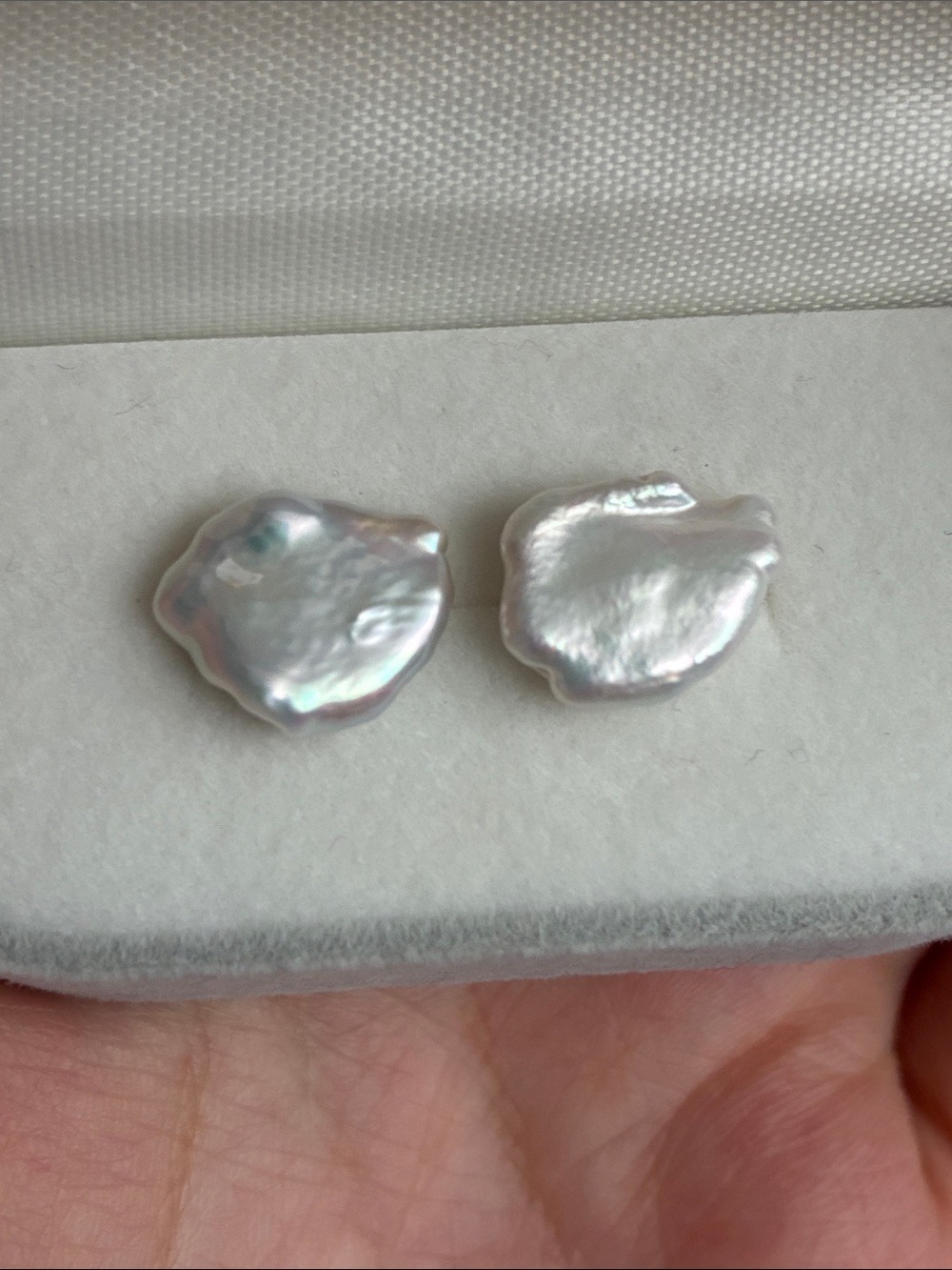 Everyday Baroque Pearl Stud Earrings